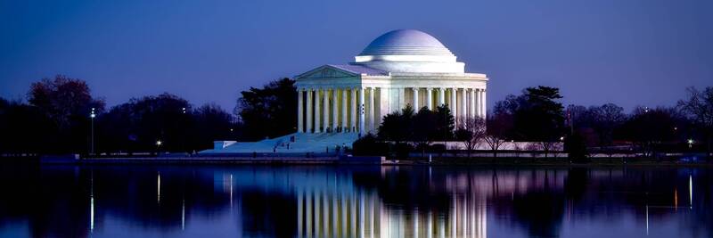 Jefferson Memorial Blue